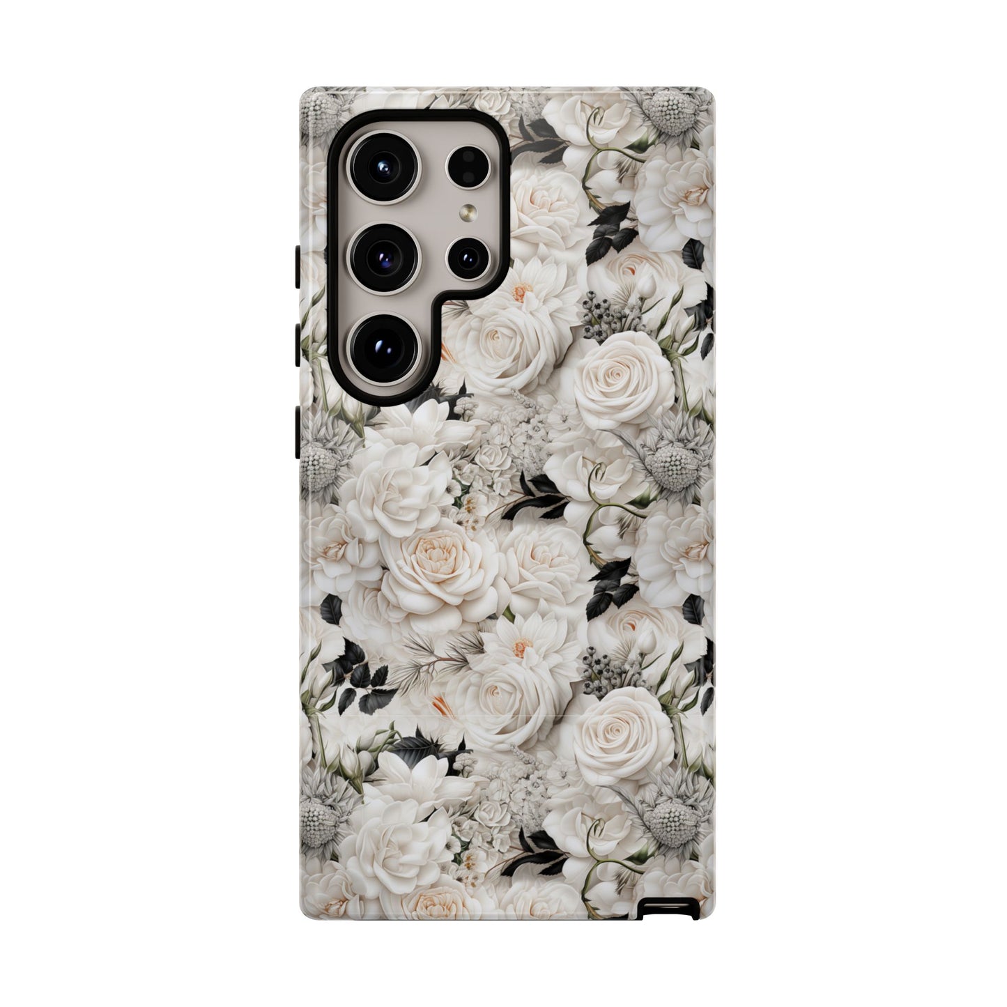 White Roses Phone Case