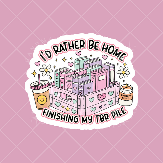 Stickers - Finishing My TBR Pile