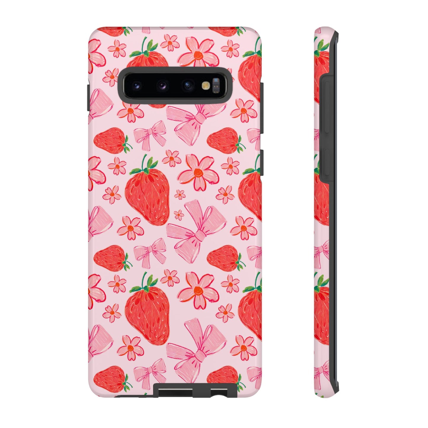 Coquette Strawberries Phone Case