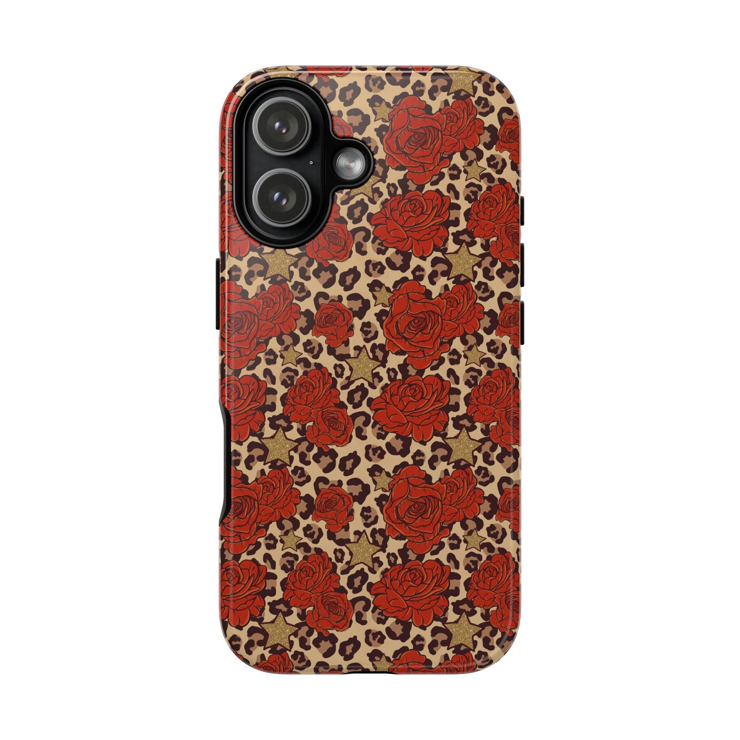 Leopard Roses Phone Case