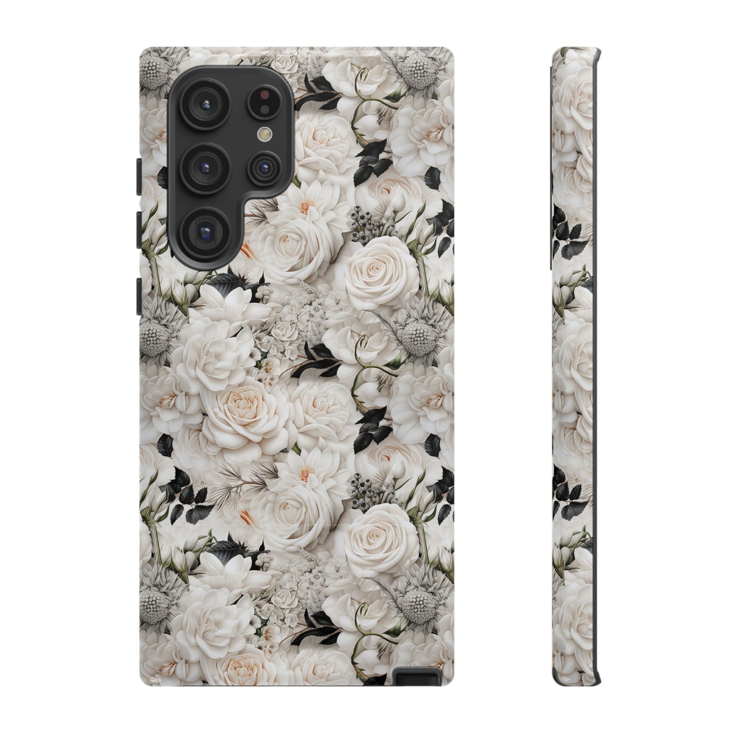 White Roses Phone Case