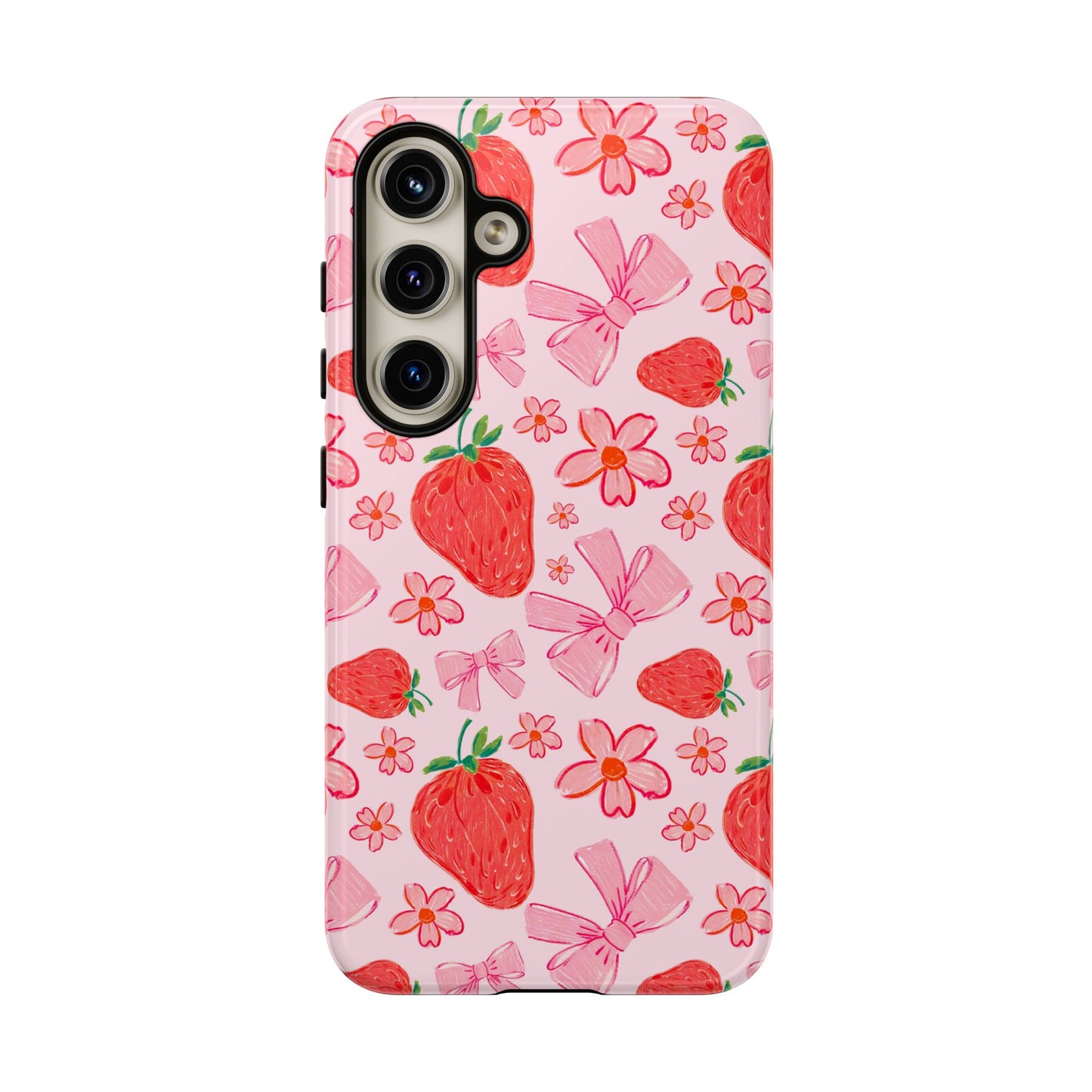 Coquette Strawberries Phone Case