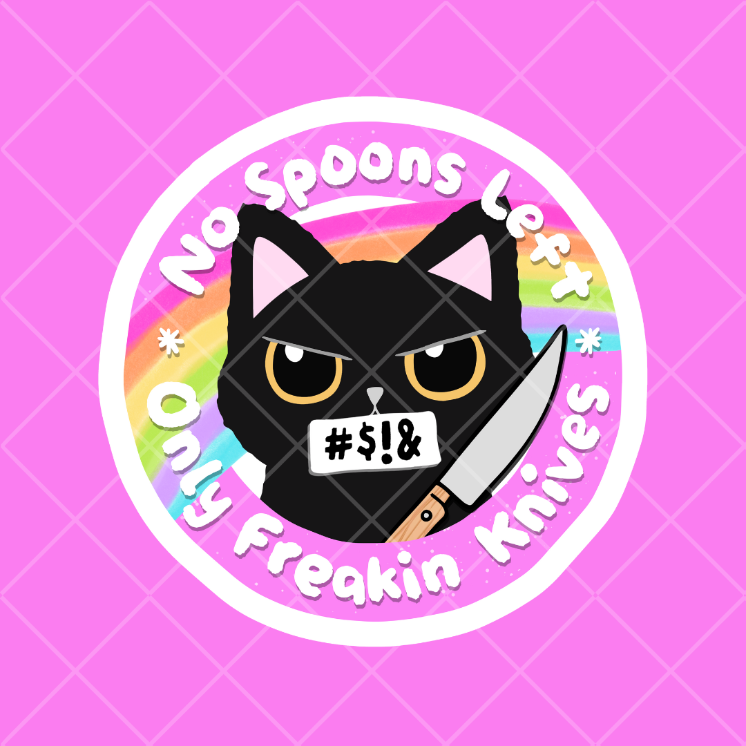 Stickers - No Spoons, Only Knives