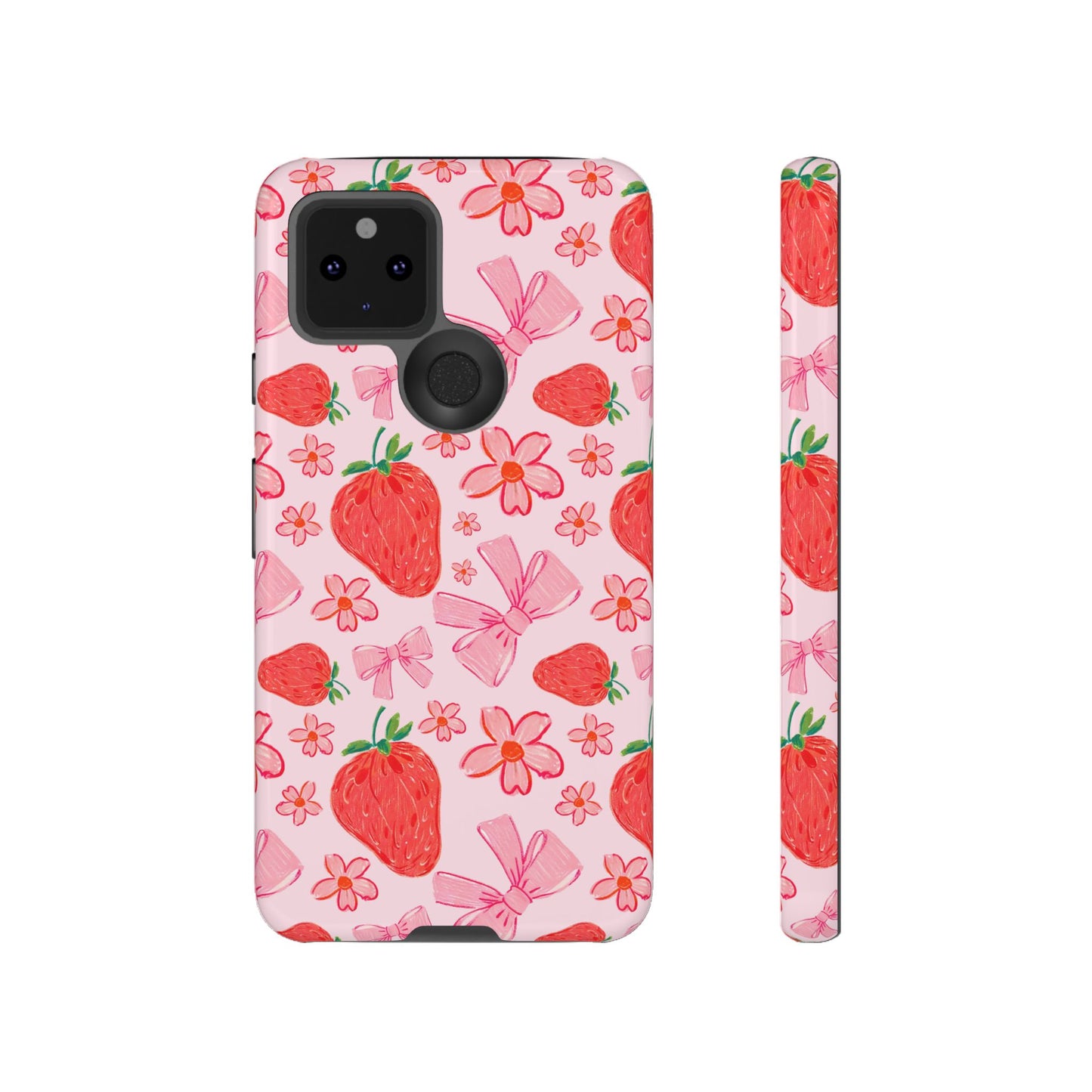 Coquette Strawberries Phone Case