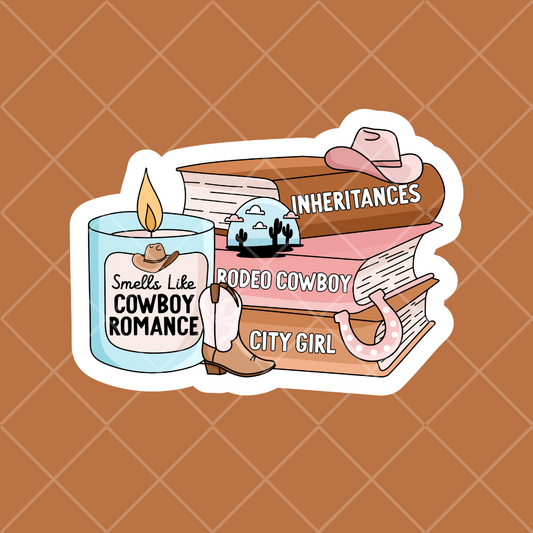Stickers - Smells Like Cowboy Romance
