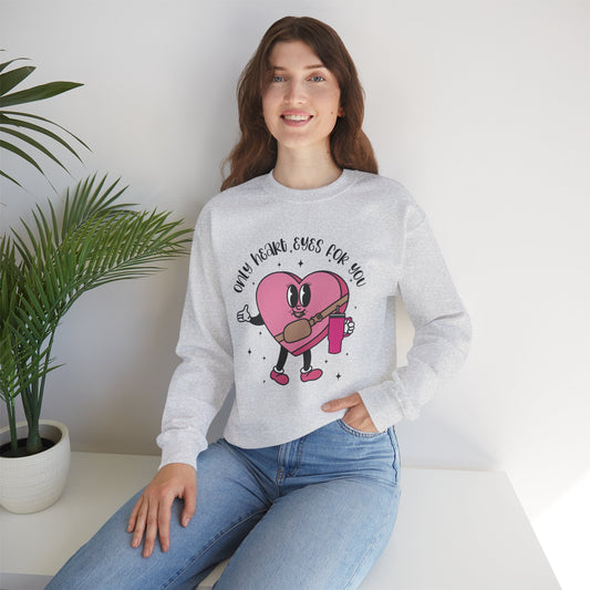 Only Heart Eyes Crewneck Sweatshirt