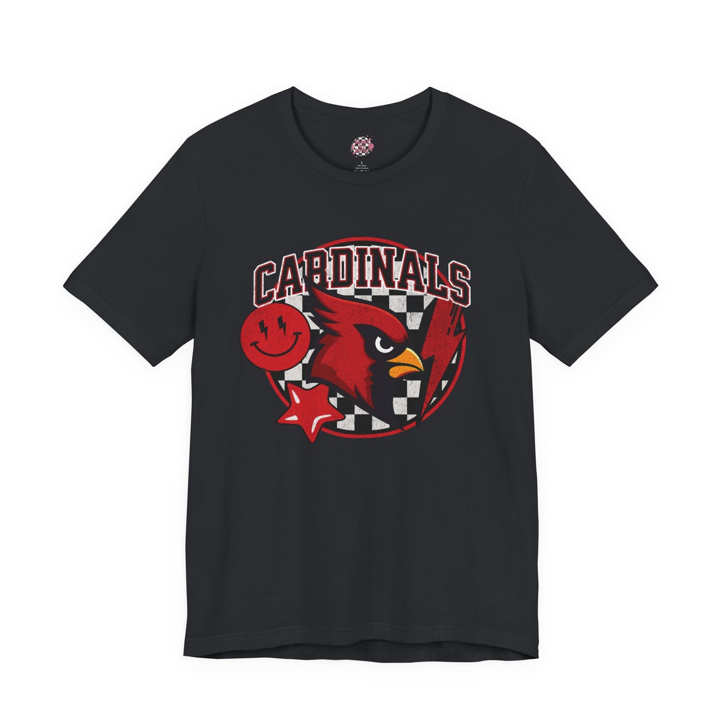 Checkered Cardinals | Unisex Jersey Short Sleeve Tee