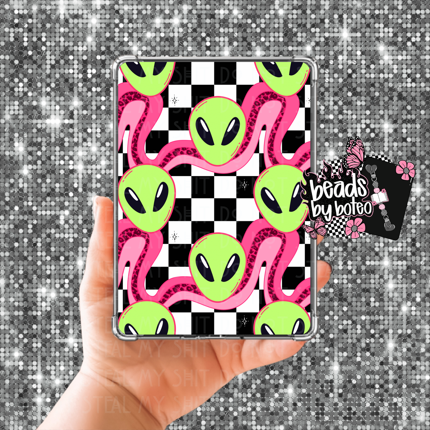 Kindle Insert - Groovy Aliens
