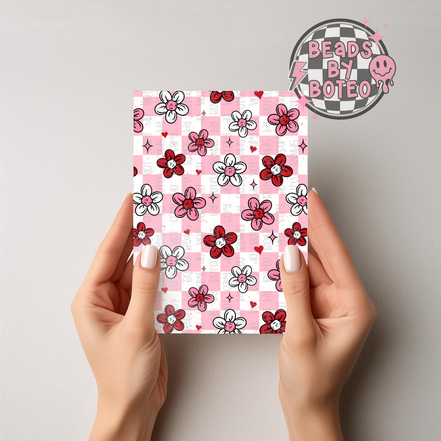 Kindle Insert - Valentine's Day Floral