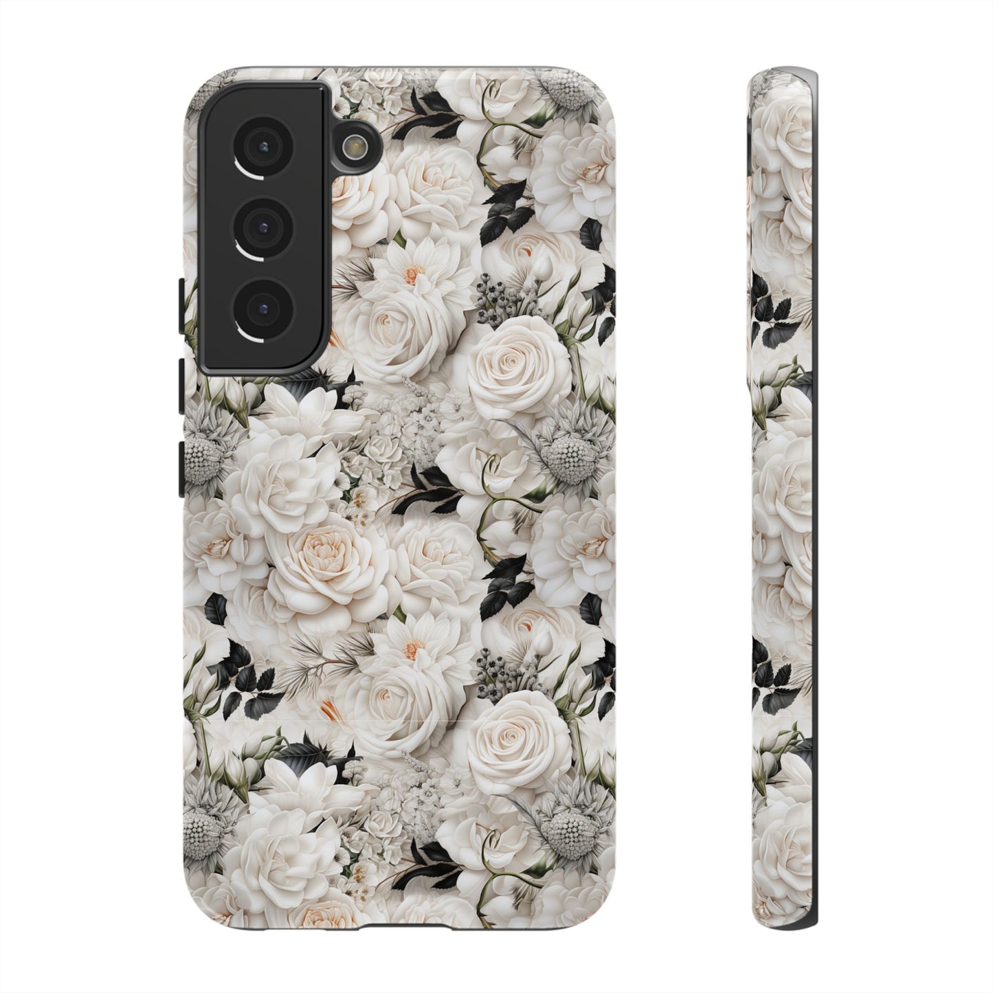 White Roses Phone Case