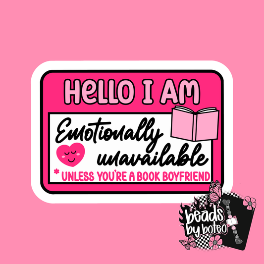 Stickers - Emotionally Unavailable