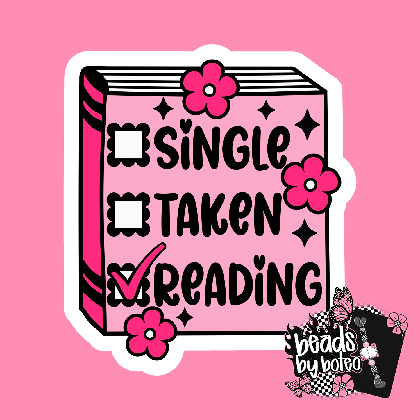 Stickers - Single, Taken, Reading