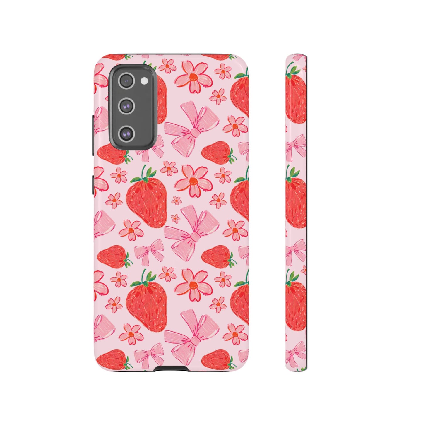 Coquette Strawberries Phone Case