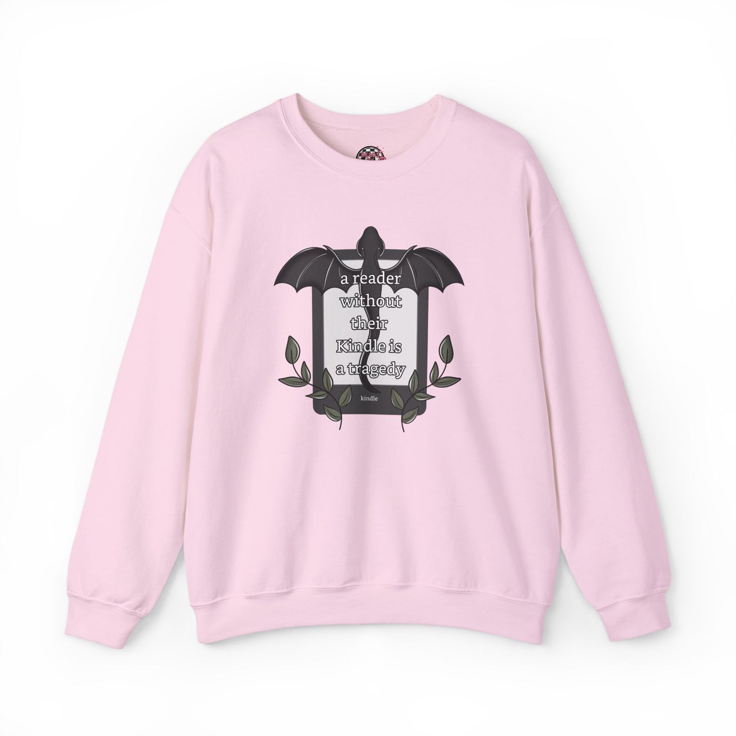 A Reader Without Their Kindle Crewneck Sweatshirt