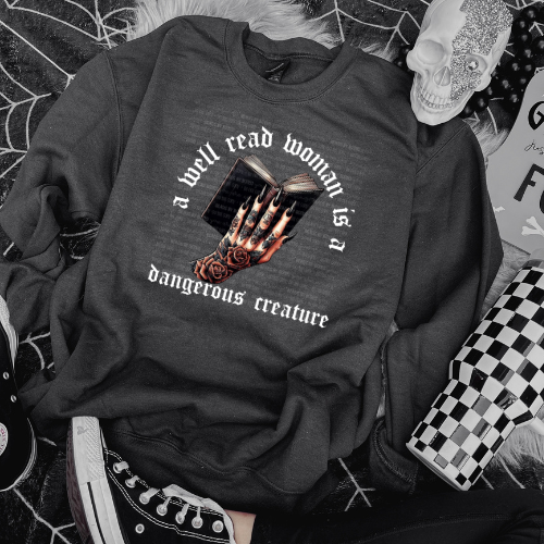 A Well-Read Woman Crewneck Sweatshirt