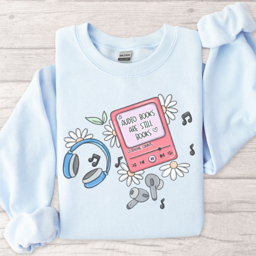 Audiobooks Crewneck Sweatshirt