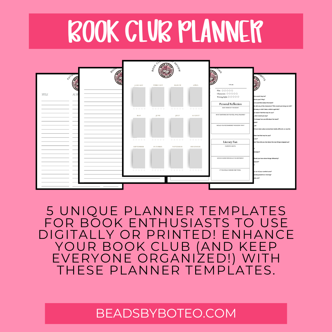 Digital - Book Club Planner