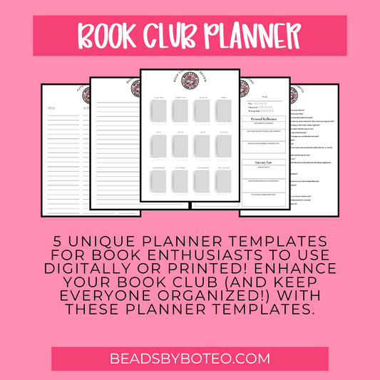 Digital - Book Club Planner