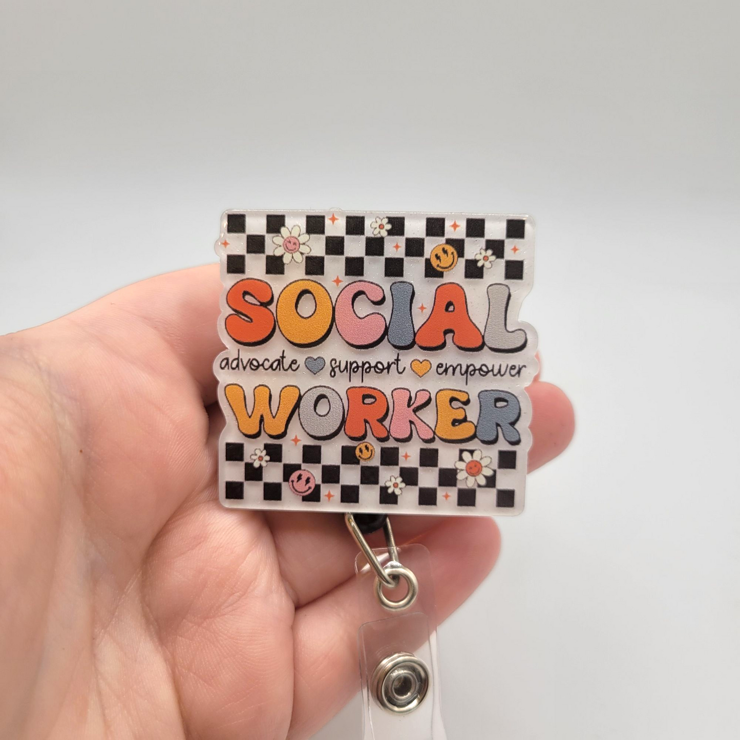 Badge Reels - Social Worker