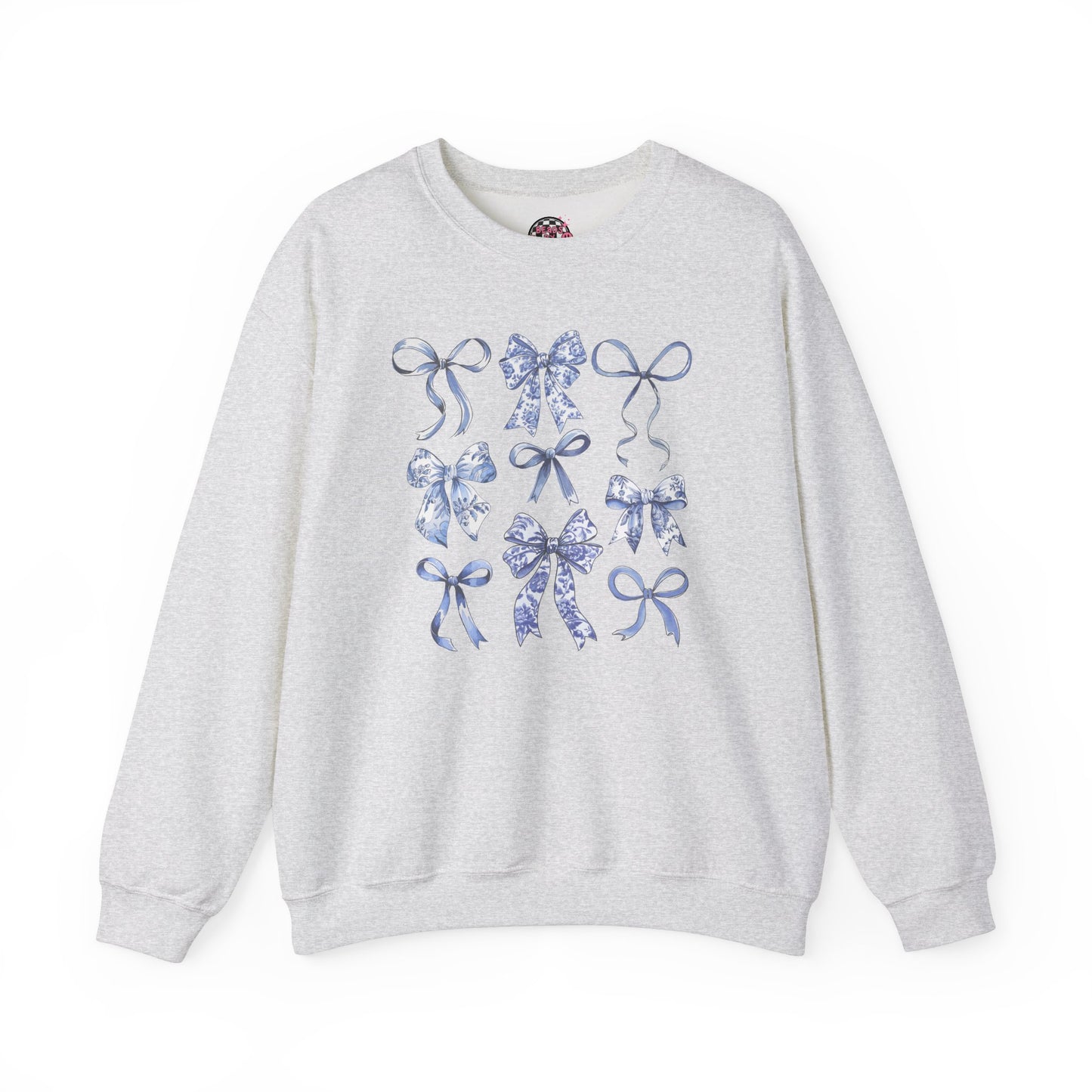 Blue Bows Crewneck Sweatshirt