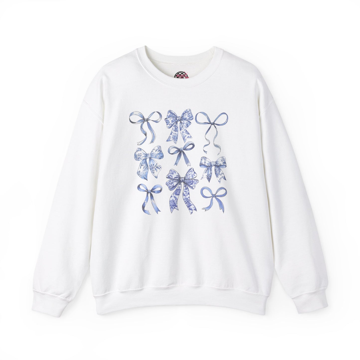 Blue Bows Crewneck Sweatshirt