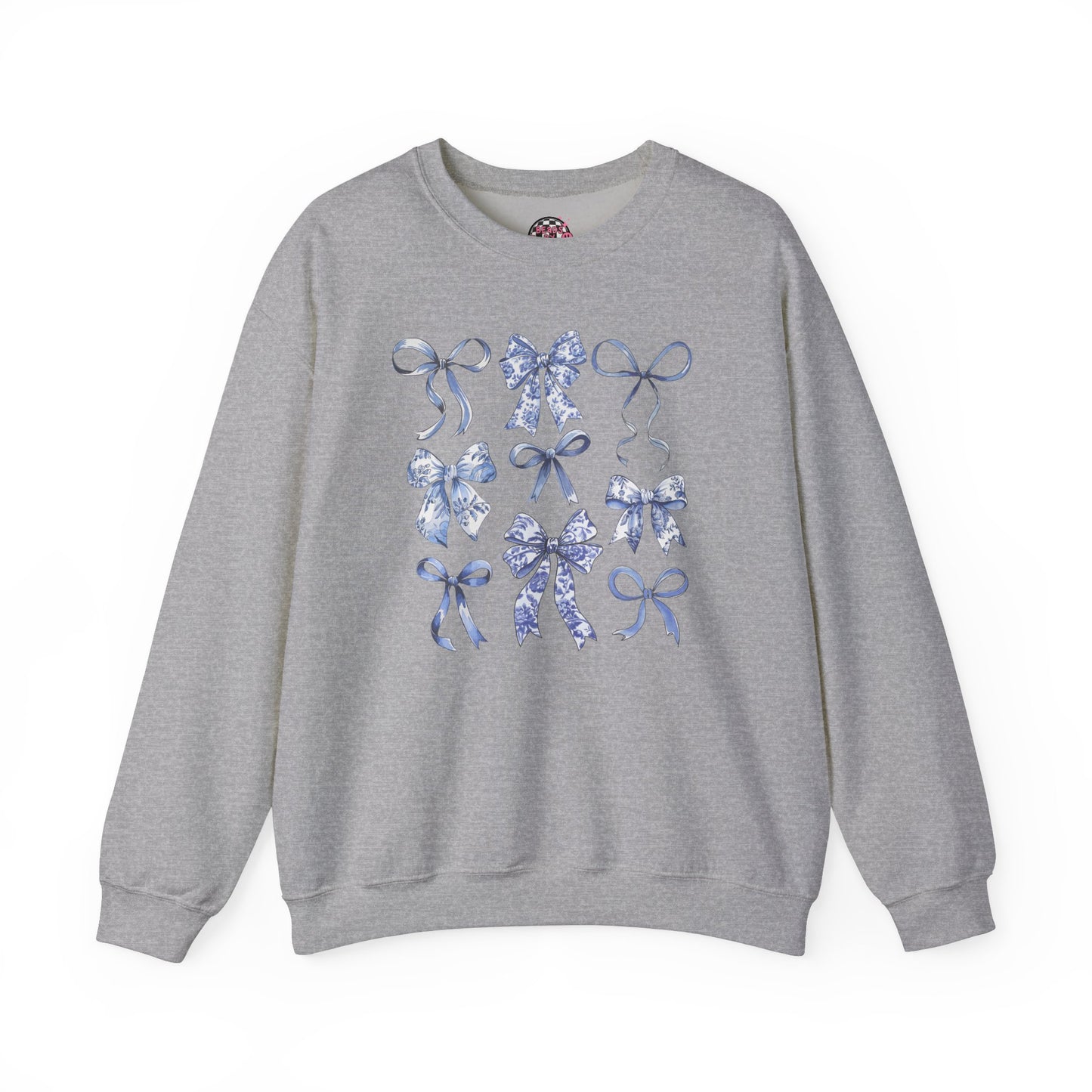 Blue Bows Crewneck Sweatshirt
