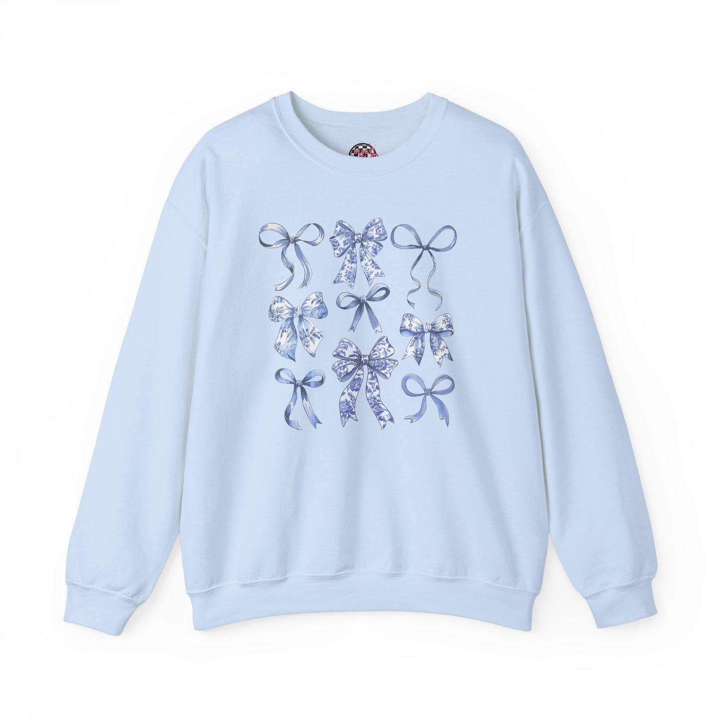 Blue Bows Crewneck Sweatshirt