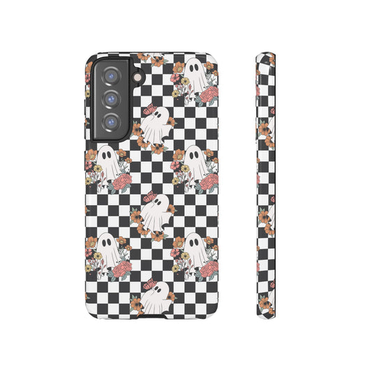 Checkered Ghost Phone Case