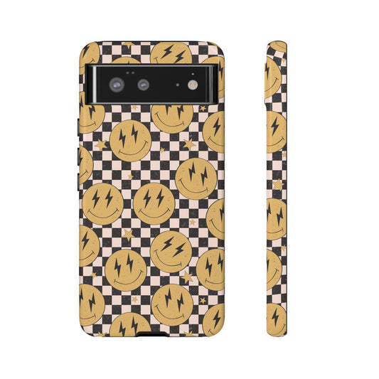 Checkered Smile Phone Case
