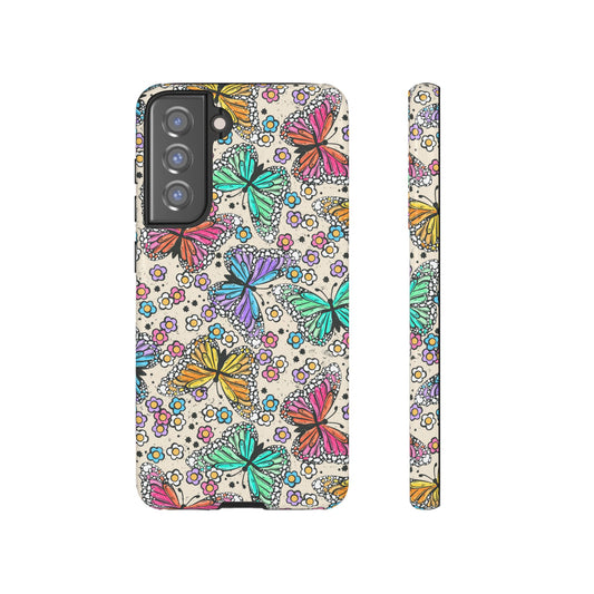 Colorful Monarch Phone Case