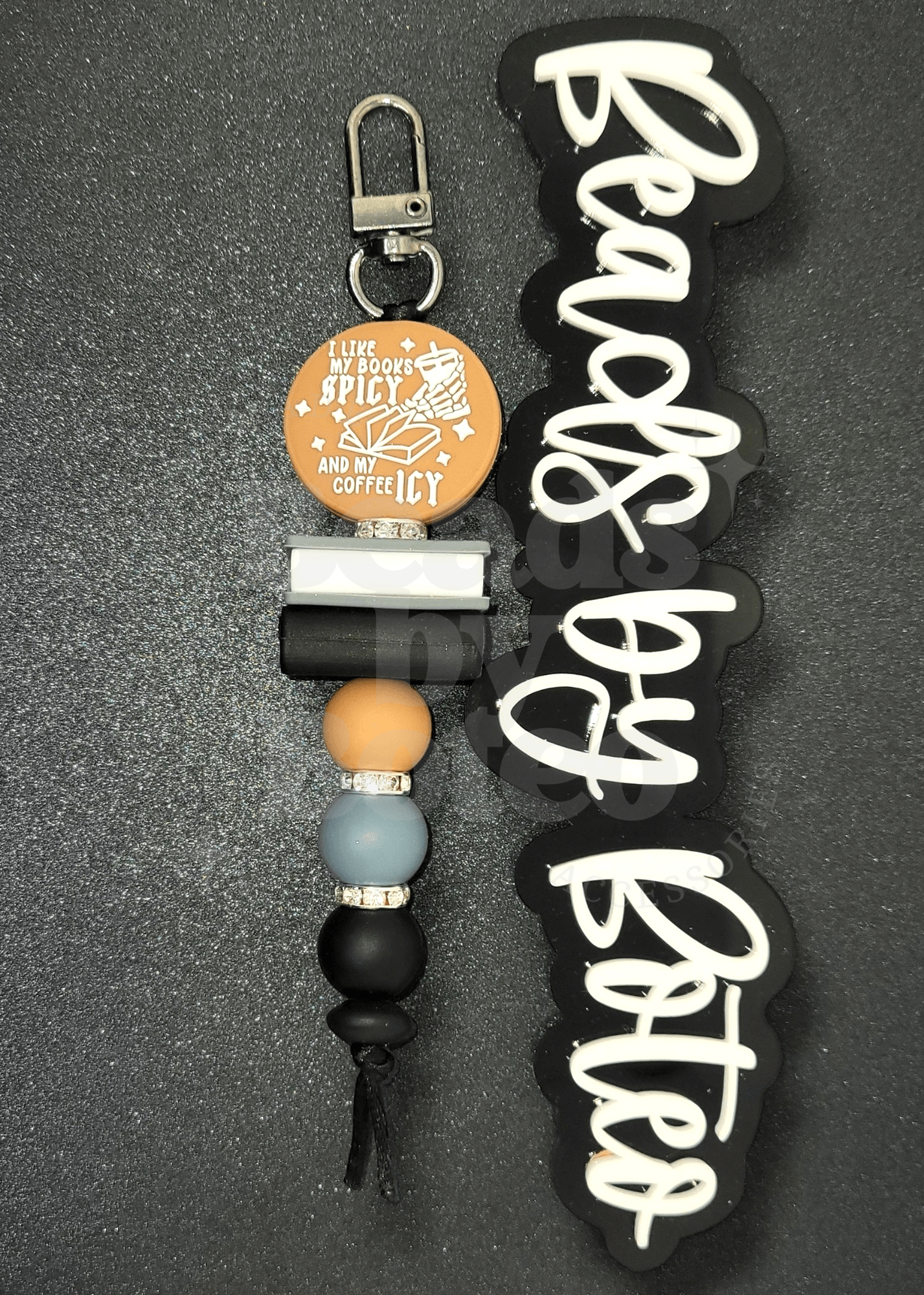 Custom Order - Kindle Charm - Beads by Boteo