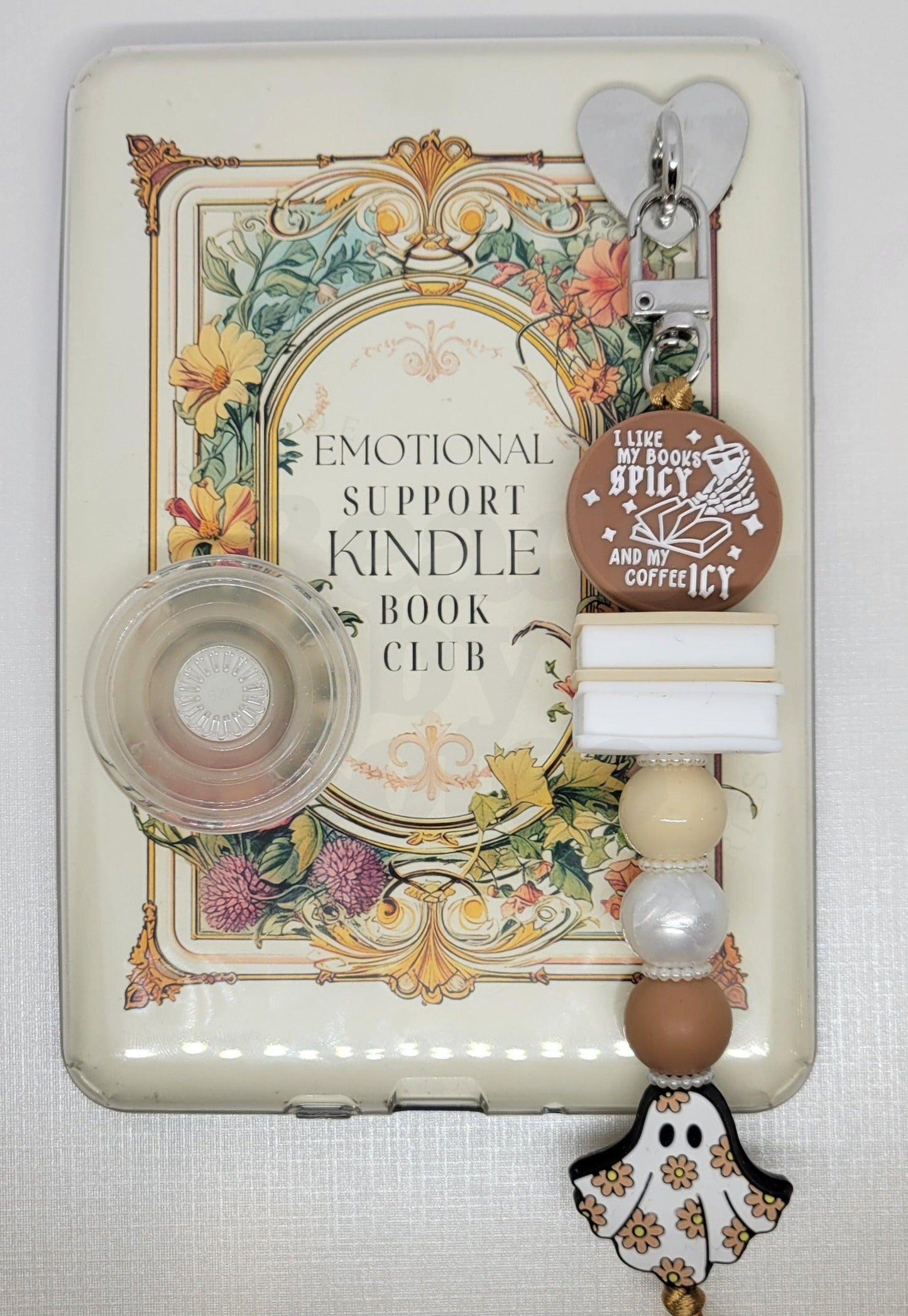 Custom Order - Kindle Charm - Beads by Boteo