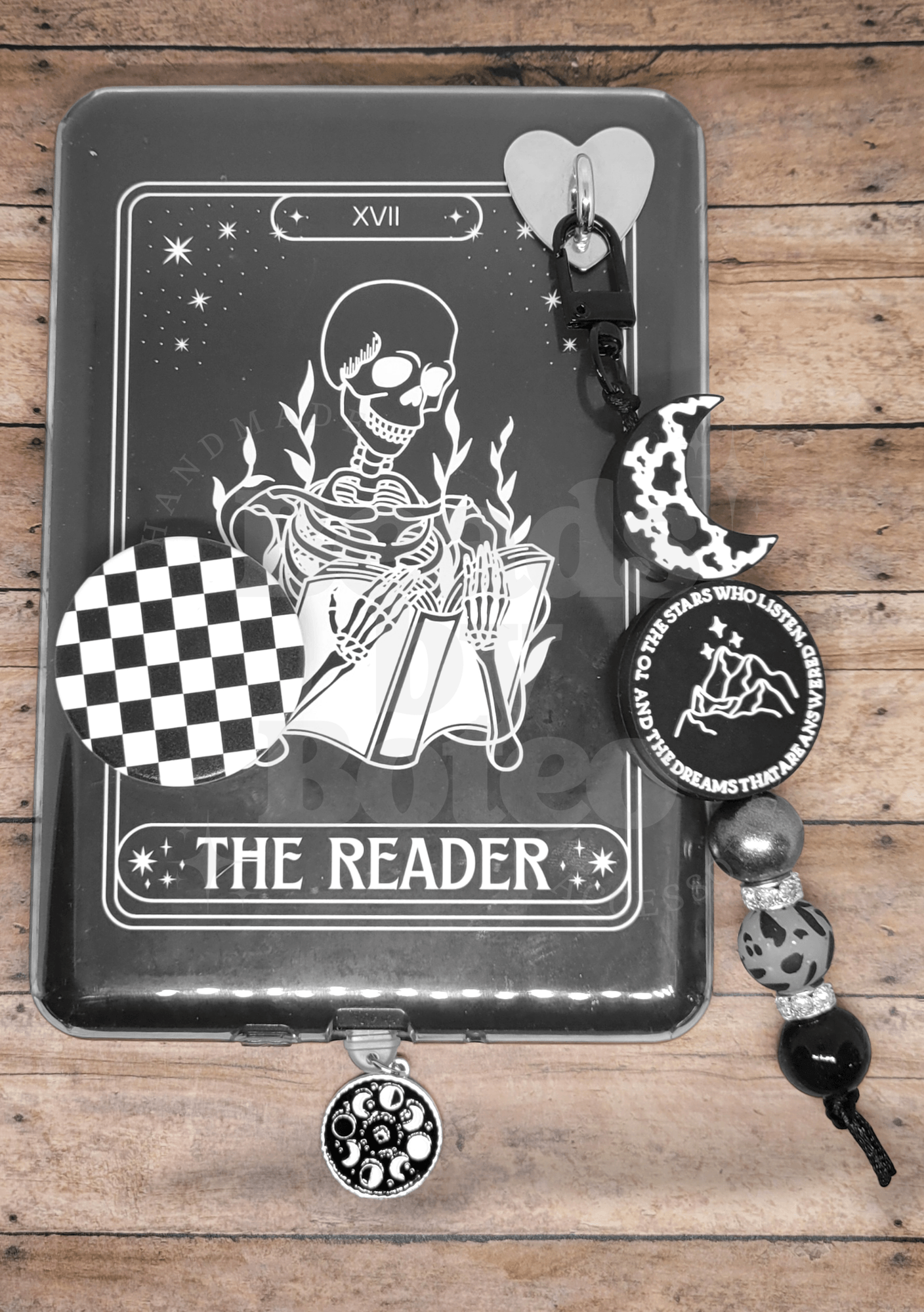 Custom Order - Kindle Charm - Beads by Boteo