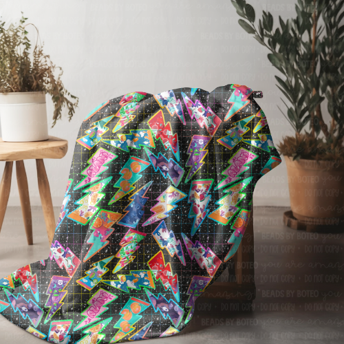 Girly Energy Drink Plush Blanket