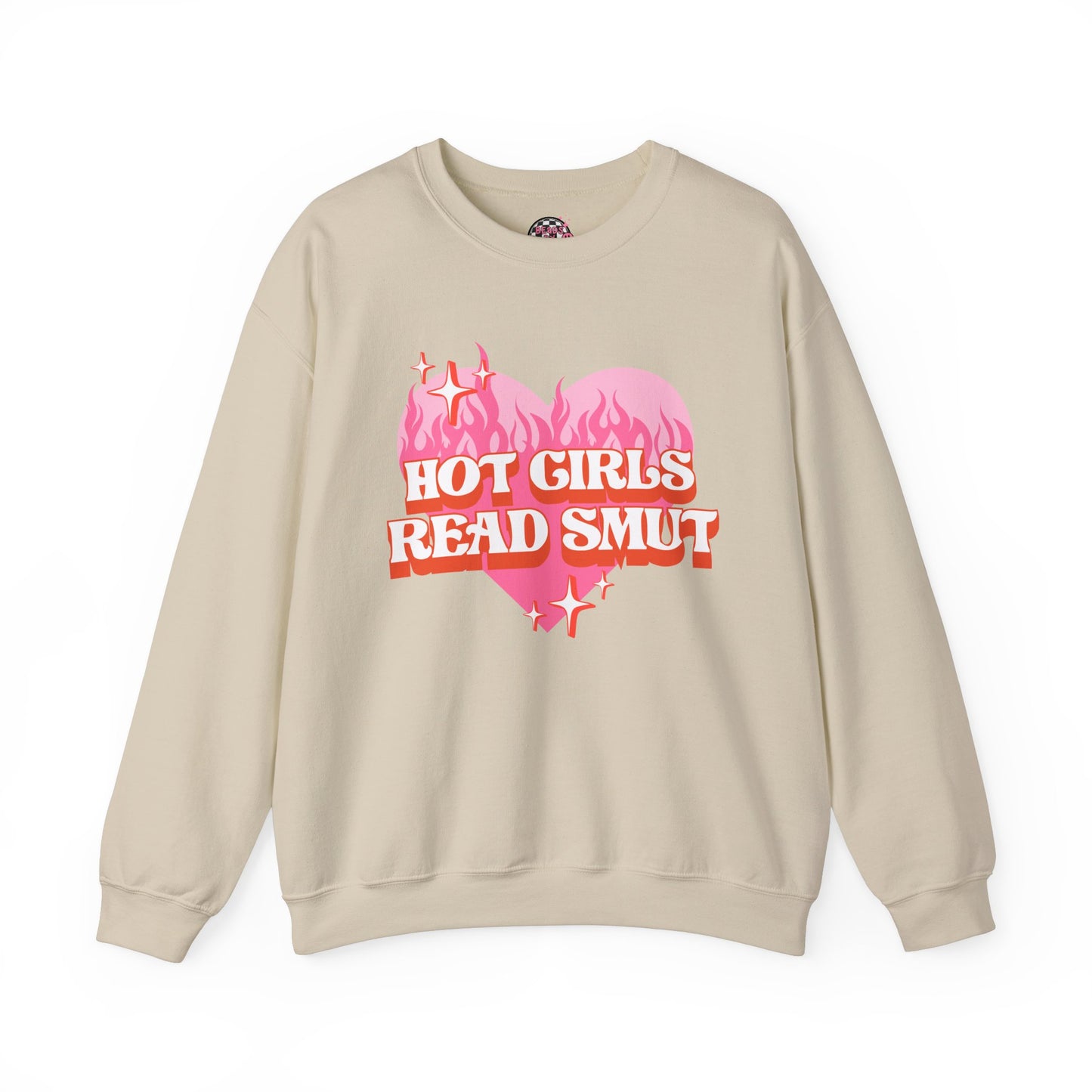 Hot Girls Read Crewneck Sweatshirt