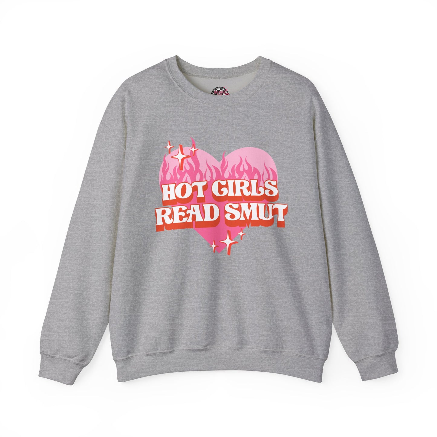 Hot Girls Read Crewneck Sweatshirt