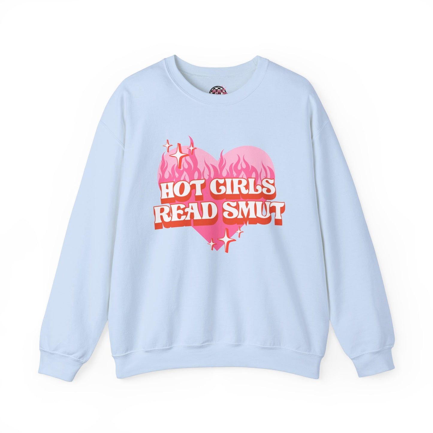 Hot Girls Read Crewneck Sweatshirt