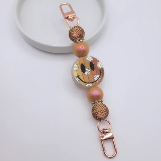 Kindle Strap - Neutral Smiley