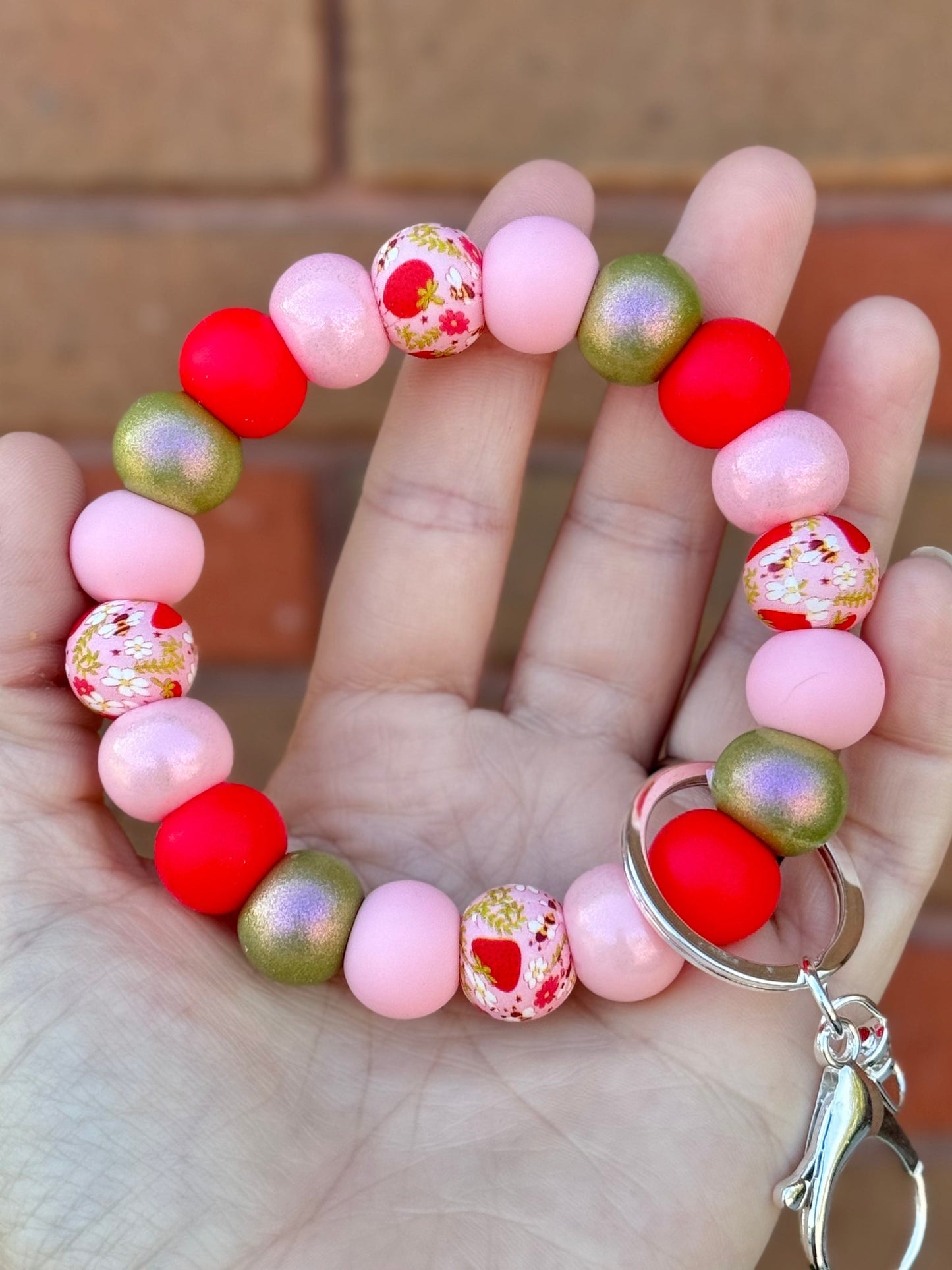 Strawberry Fields Wristlet - Original Size