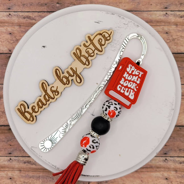 Bookmarks - Spicy Moms Book Club (red)