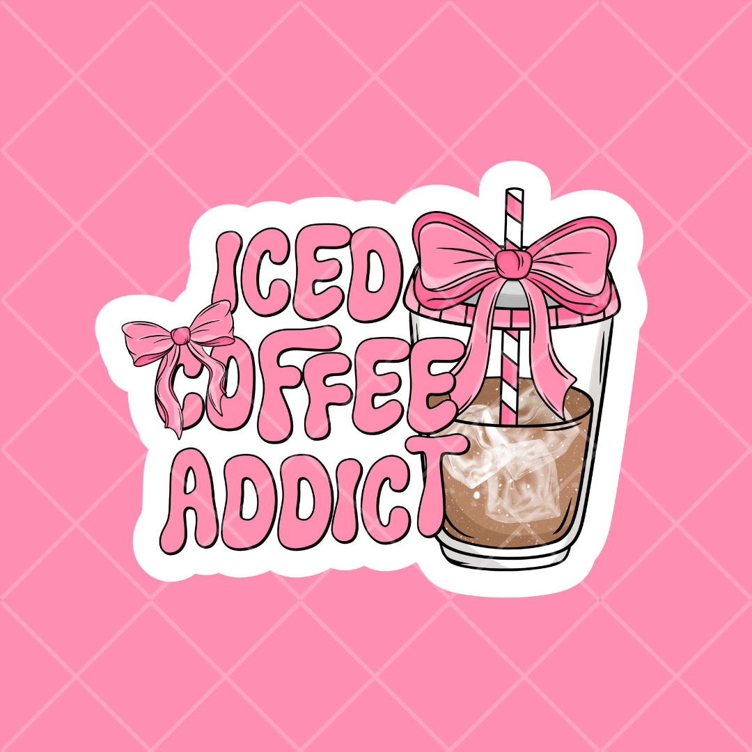Stickers - Iced Coffee Addict
