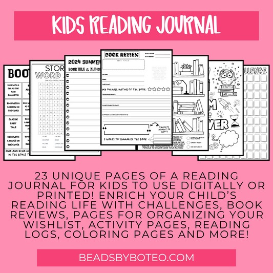 Digital - Kids Reading Journal