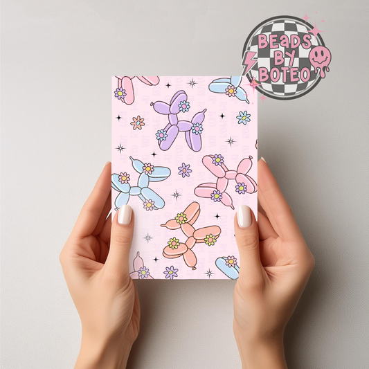 Kindle Insert - Balloon Dogs