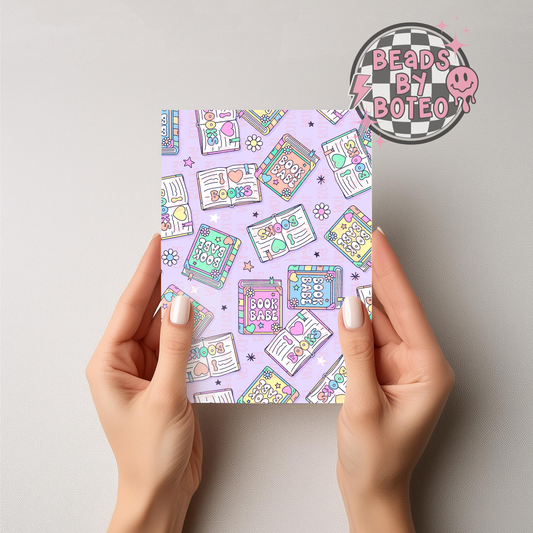 Kindle Insert - Book Babe (neon)