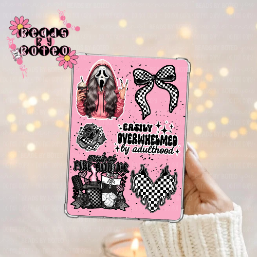 Kindle Insert - Checkered Collage