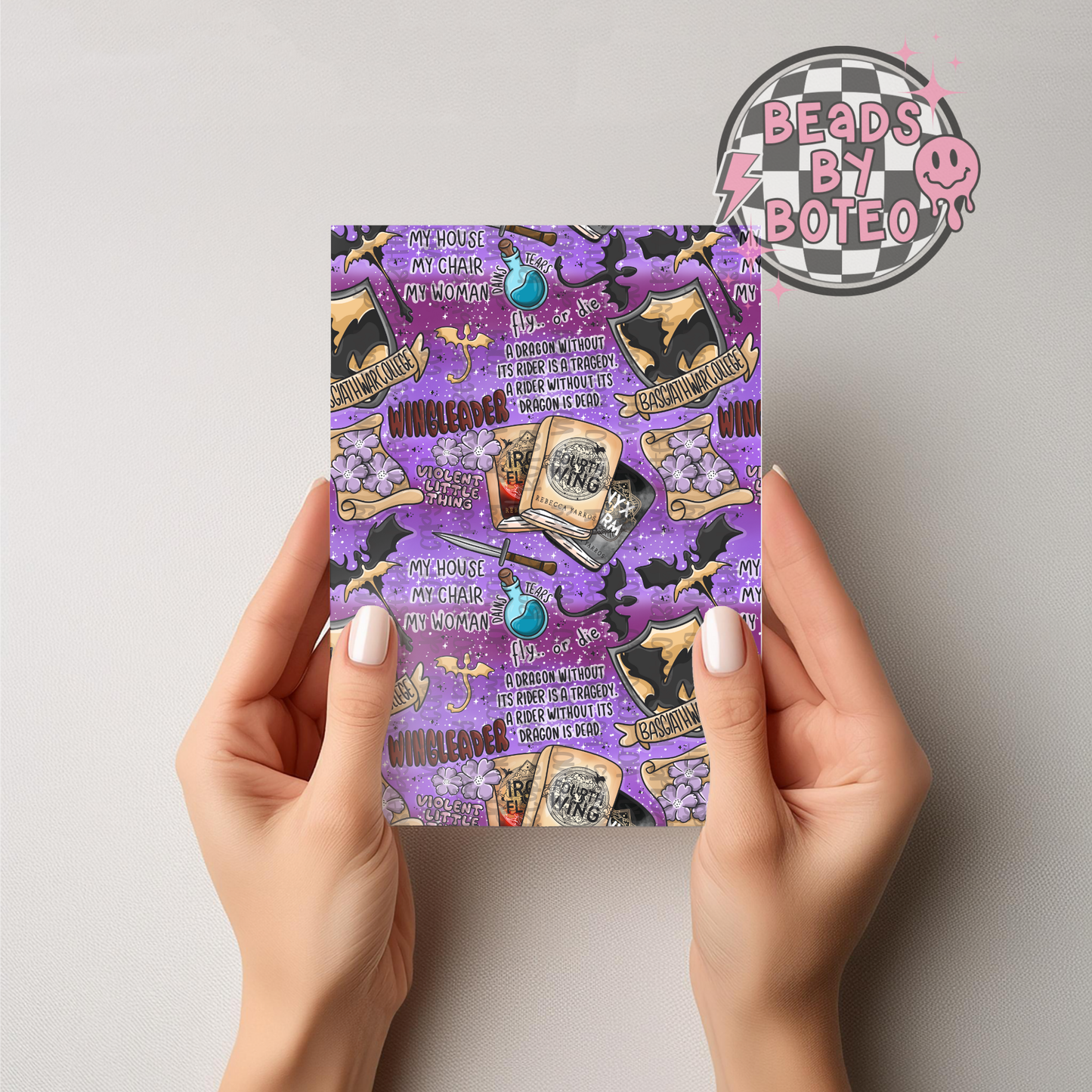 Kindle Insert - FW Quotes (purple)