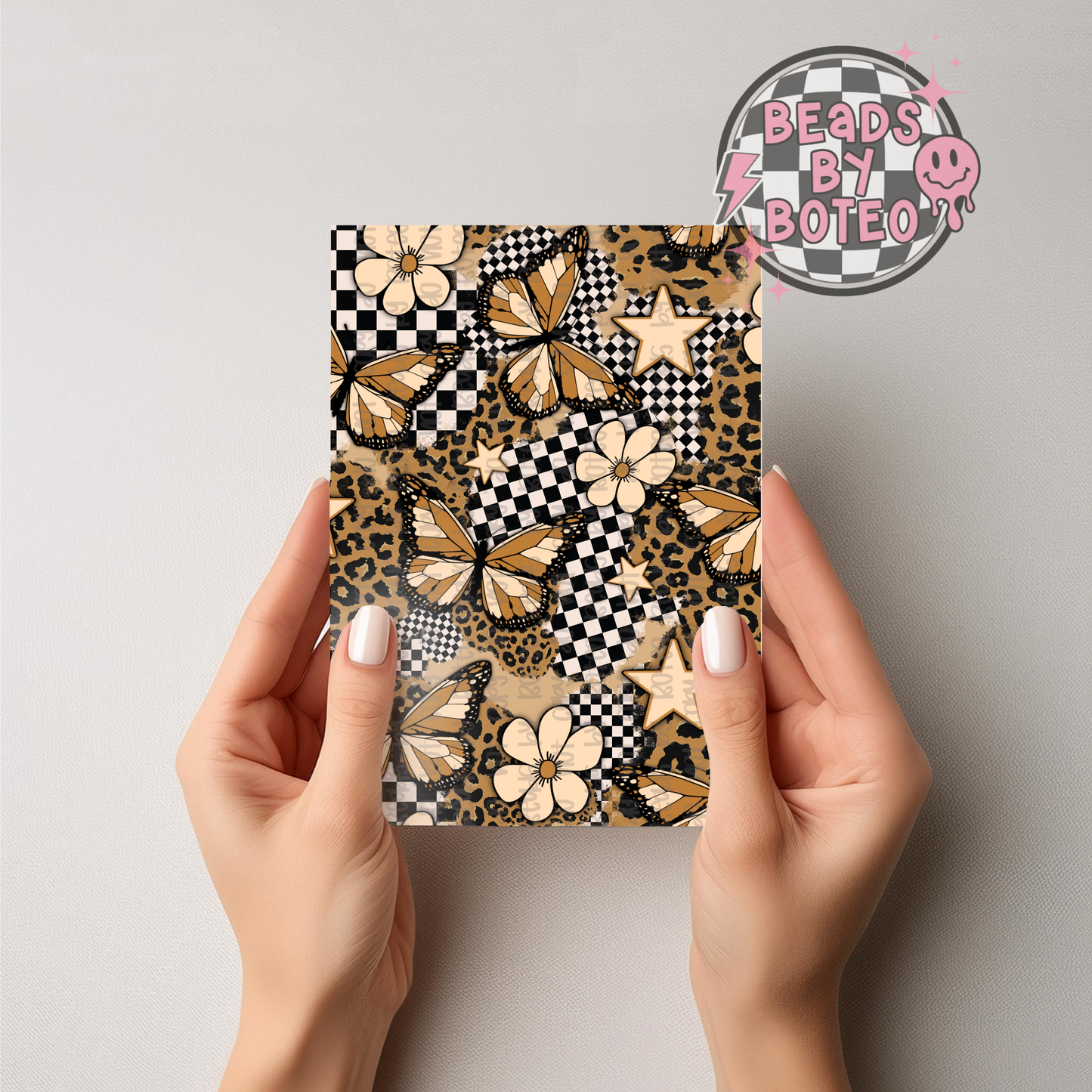 Kindle Insert - Leopard Butterflies