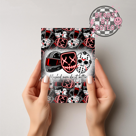 Kindle Insert - Masked Men Quote