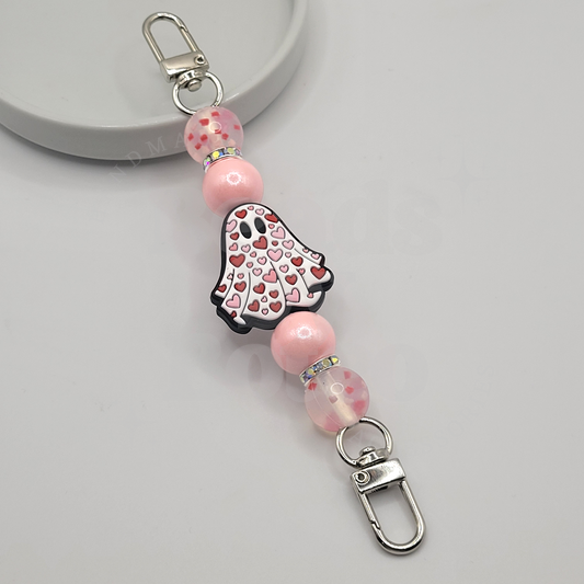 Kindle Strap - Heart Ghost