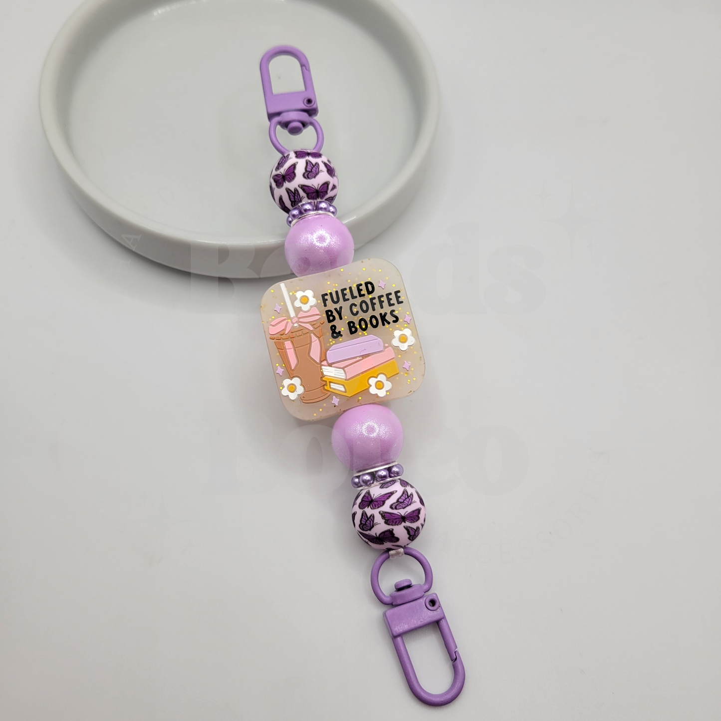 Kindle Strap - Iced Coffee & Books